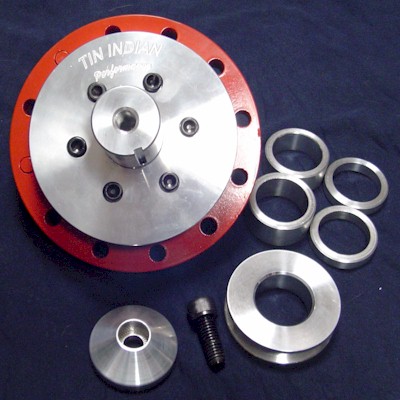 Tin Indian Performance Crank Mandrel (disassbembled)