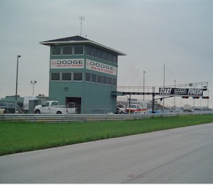 Shot of the track tower