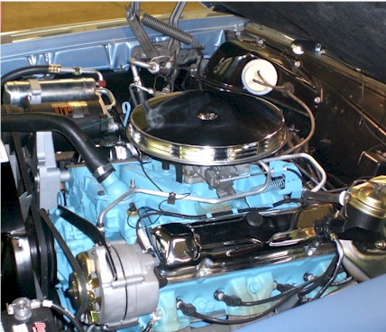 Fred's engine in the car