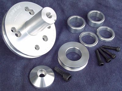 Tin Indian Performance Crank Mandrel (disassbembled)