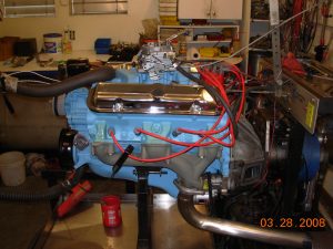Fred Wren 389 engine on dyno