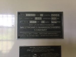 Milltronics VM30 Milling Center 9