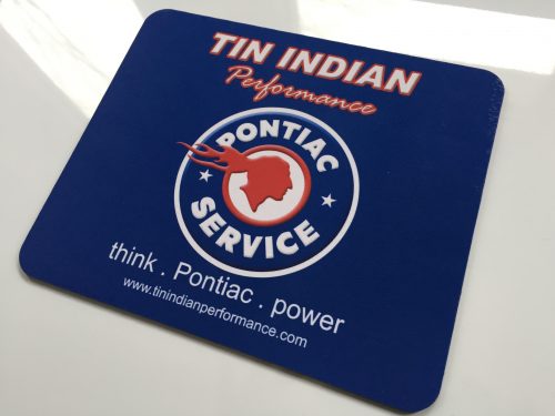 Tin Indian Performace Pontiac Service Logo mouse pad 1