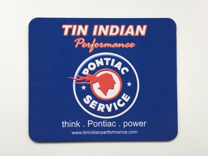 Tin Indian Performace Pontiac Service Logo mouse pad 2