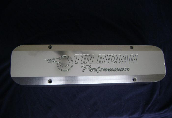 TIP Logo Billet TEK Pontiac Valve cover 1