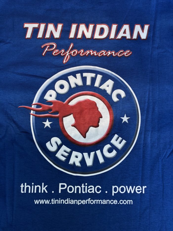 Pontiac Service logo T Shirt back