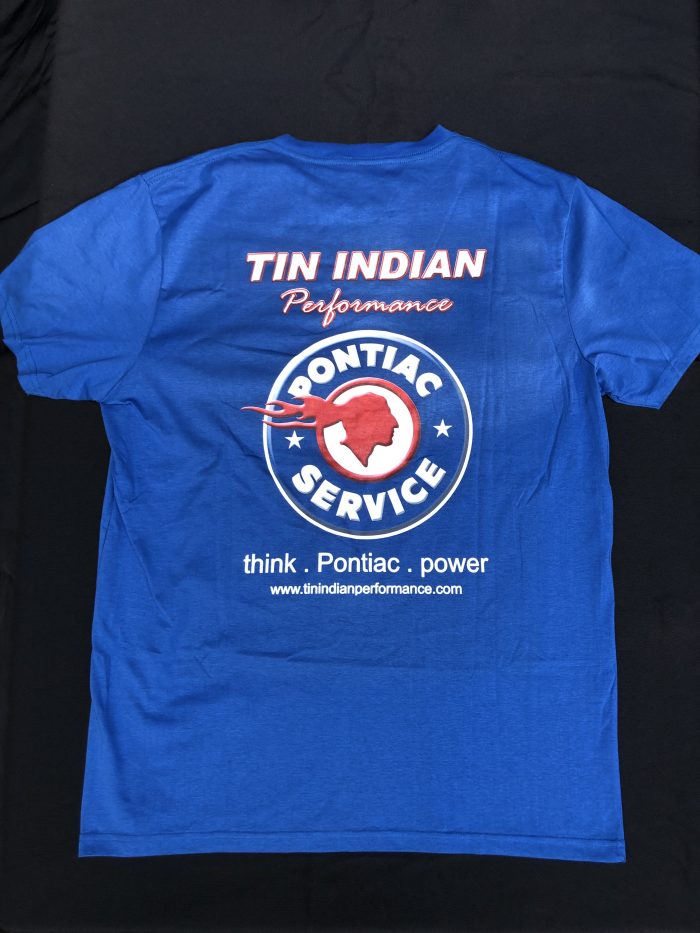Pontiac Service logo T Shirt back full
