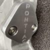 Pontiac words block off plate installed side view