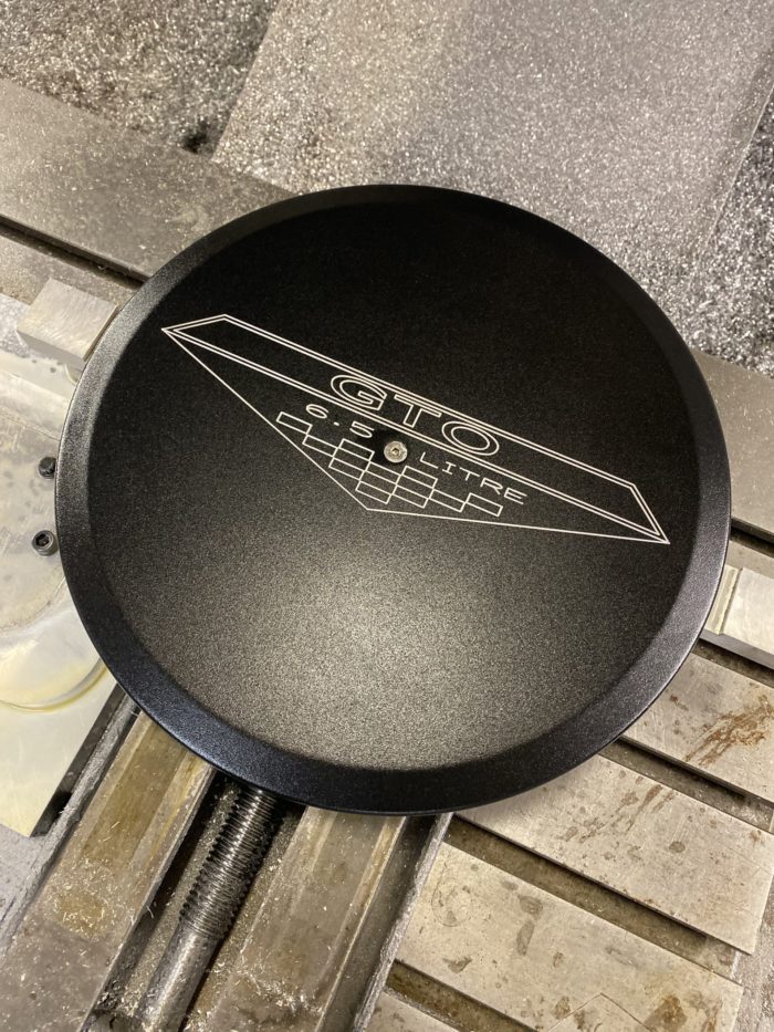 Powder Coated GTO emblem logo air cleaner lid 2