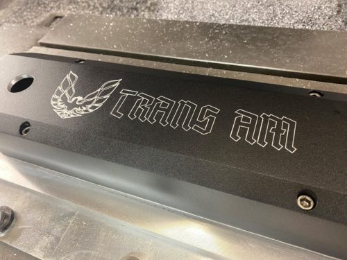 Billet-TEK Pontiac Valve Covers Late Firebird Trans Am Logo 4