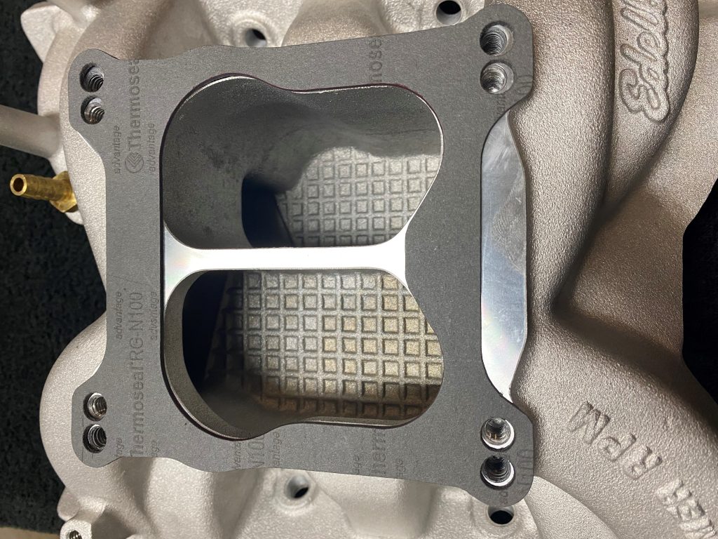 Pontiac Performer RPM Intake carb spacer kit Tin Indian Performance