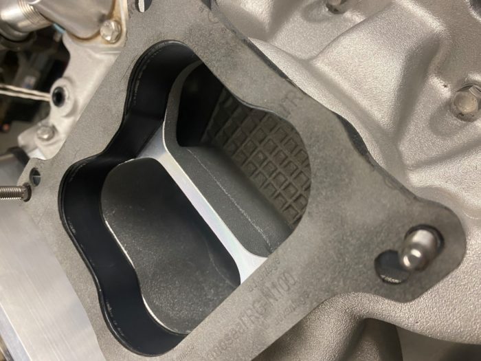RPM shape 1 inch spacer on Performer RPM intake on dyno