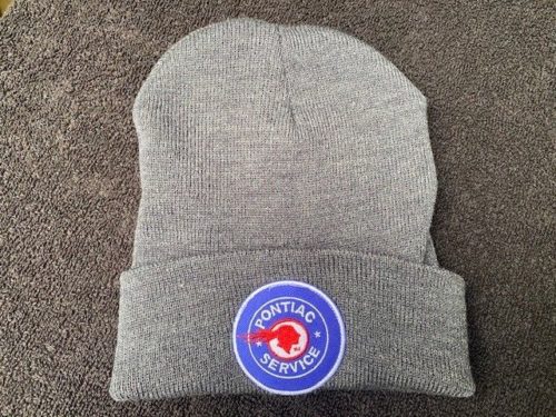 TIP gray cuffed Pontiac Service beanie