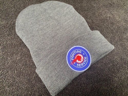 TIP gray cuffed Pontiac Service beanie