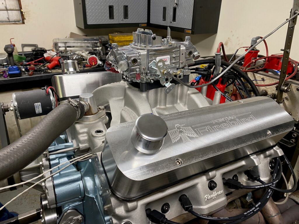 Reynolds 461 Pontiac engine on the dyno