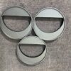 Aluminum Holley 2300 Tripower Air Cleaner Bases Coated 3 top