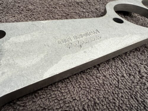 Pontiac header flange logo