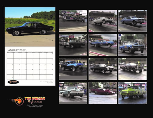 Tin Indian Performance Calendar 2026 back